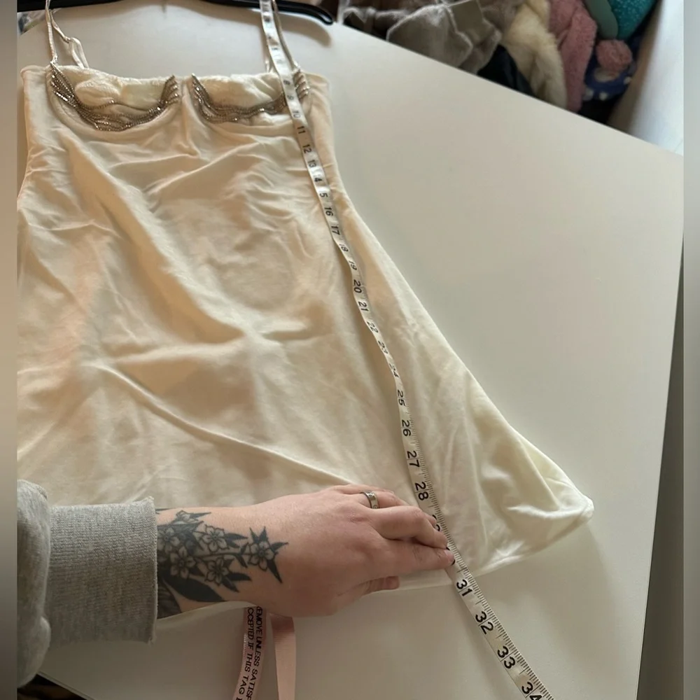 NEW House of CB Grace Ivory Crystallized Mini Dress Lace Velvet S A-C Cup - Picture 7 of 8